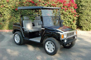 Black Hummer Golf Cart With Roof affordable golf cart rental, golf cart rental fort myers, golf cart gallery
