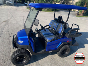 Hydro Blue Bintelli Beyond 4 Passenger Lifted Golf Cart affordable golf cart rental, golf cart rental fort myers, golf cart gallery