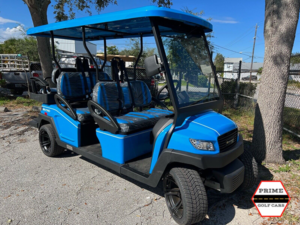 Ocean Blue Bintelli Beyond 6 Passenger Golf Cart affordable golf cart rental, golf cart rental fort myers, golf cart gallery