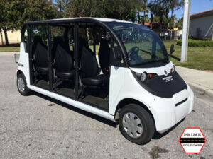 Polaris Gem 6 Passenger White Golf Cart Rental Without Doors affordable golf cart rental, golf cart rental fort myers, golf cart gallery