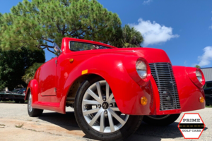 Red America EV 39 Roadster 4 Passenger Golf Cart affordable golf cart rental, golf cart rental fort myers, golf cart gallery